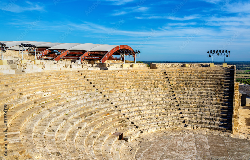 Ancient amphitheatre in Kourion - Cyprus
