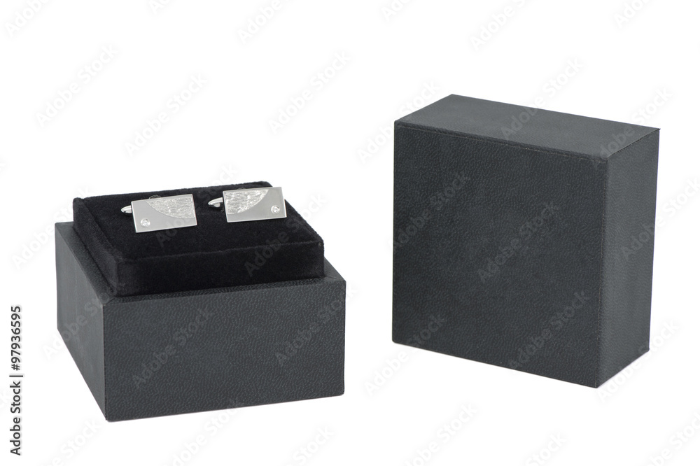 Fototapeta premium Silver cuff links