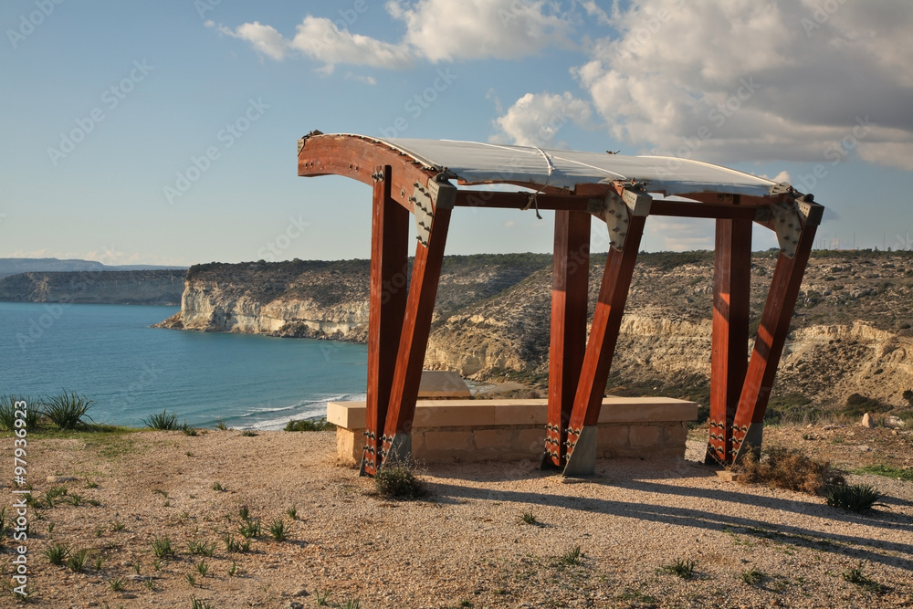 Mediterranean sea in Kourion. Cyprus Mediterranean sea in Kourion. Cyprus