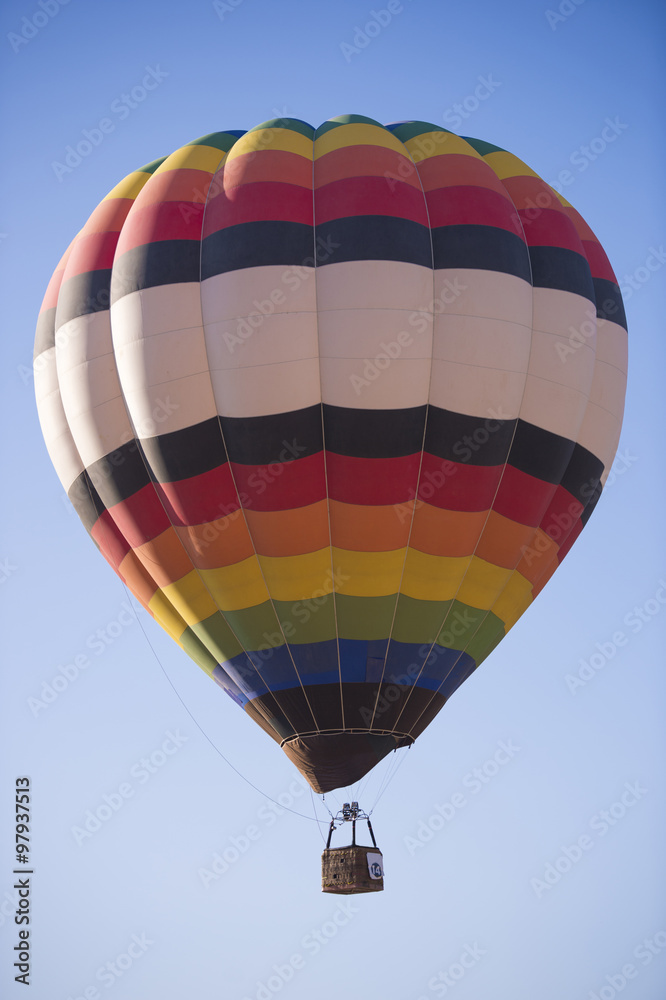 Obraz premium Colorful Hot Air Balloons in Flight