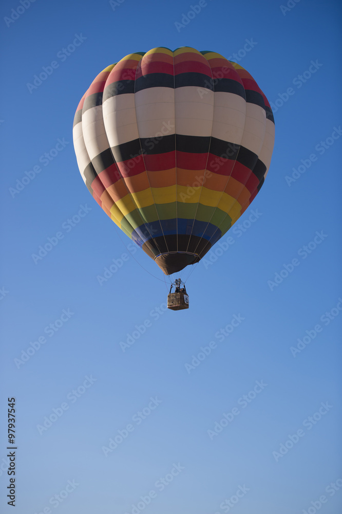 Colorful Hot Air Balloons in Flight Colorful Hot Air Balloons in Flight