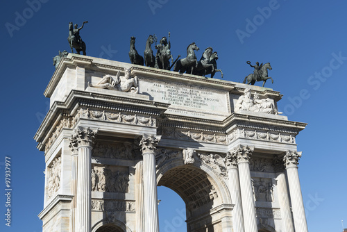 Milan (Italy): Arco della Pace