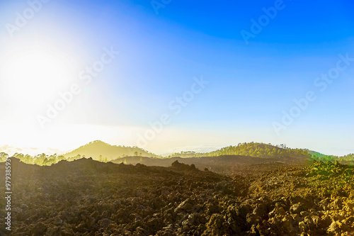 Mountains on Tenerife Island in Spain