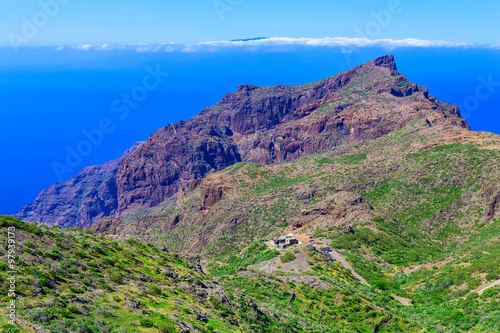 Mountains on Tenerife Island in Spain