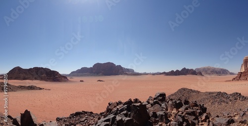 Wadi Rum desert in Jordan
