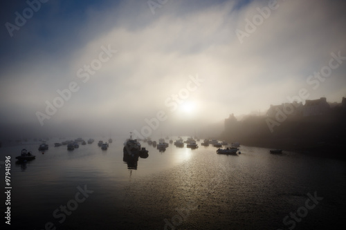 Harbour of Le Conquet in Brittany, France photo