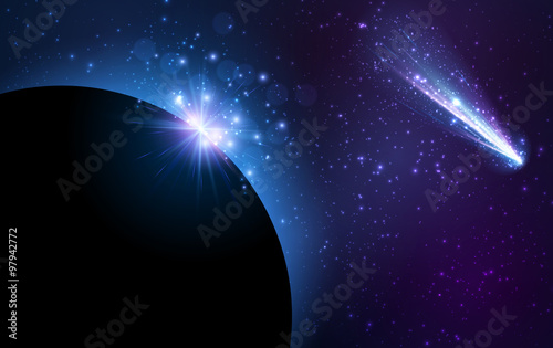 Earth planet background.