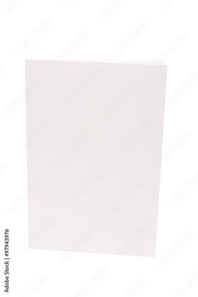 Front view of cover notebook isolated on white background Front view of cover notebook isolated on white background