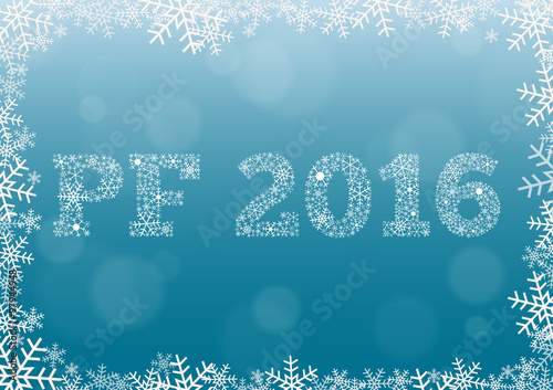 PF 2016 - light blue with snowflakes