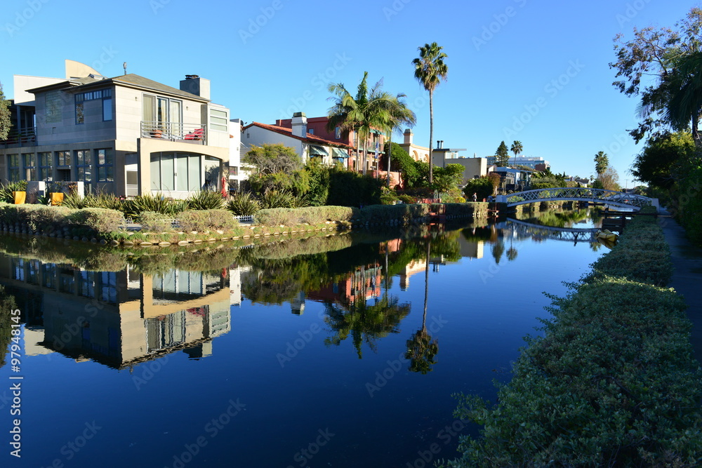 Venice Canals at Venice beach, Los Angeles Venice Canals at Venice beach, Los Angeles