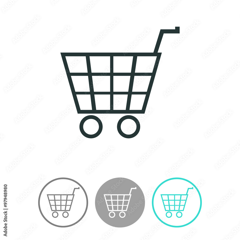 Shopping cart sign icon. Online buying symbol. Shopping cart sign icon. Online buying symbol.