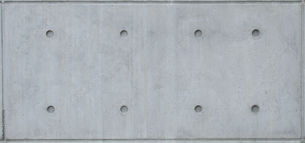 Naklejka premium bare cast in place gray concrete wall texture background