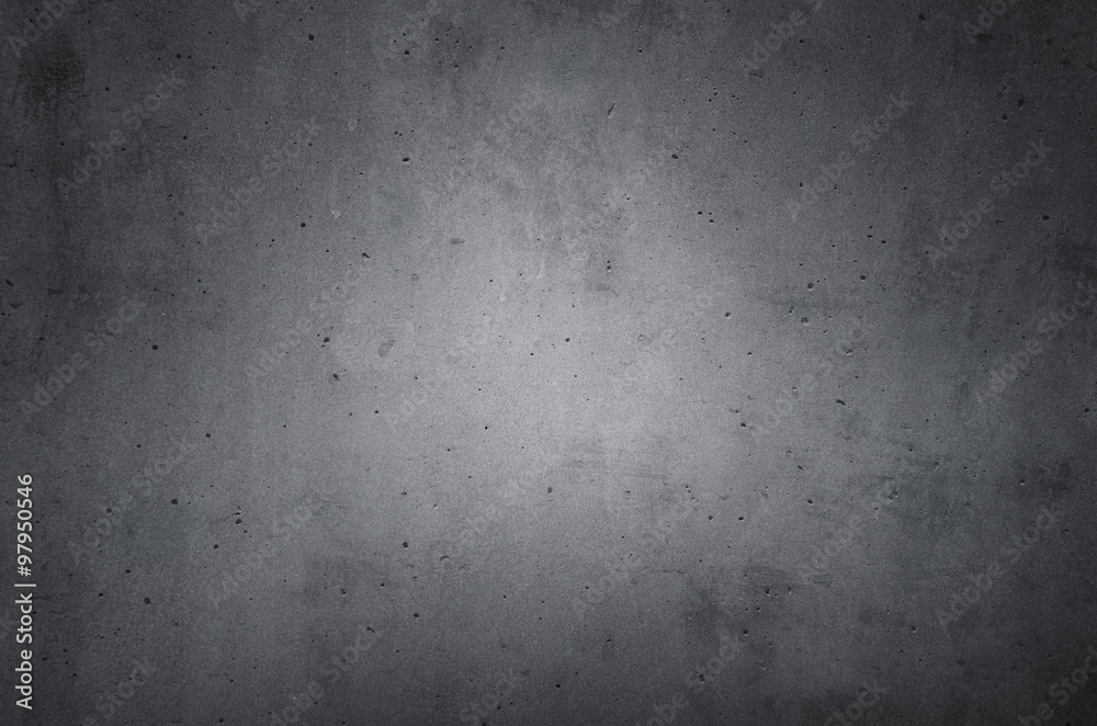 gray cast in place concrete wall texture with dark radius gradient ...