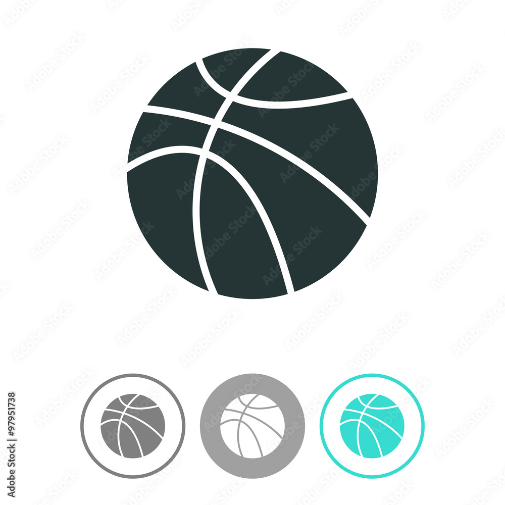 Basketball vector icon. Basketball vector icon.