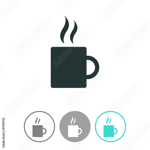 Cup vector icon.