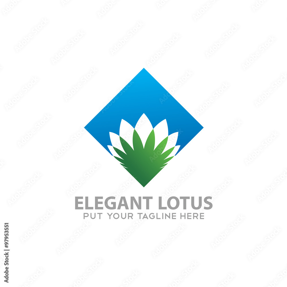 Elegant Lotus Logo Icon Elegant Lotus Logo Icon