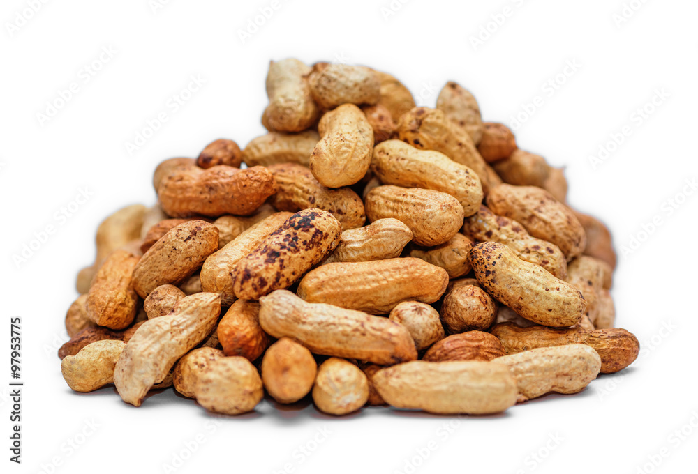Pile of dried peanuts Pile of dried peanuts