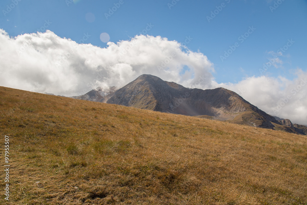 Majestic mountain landscapes of the Caucasian reserve