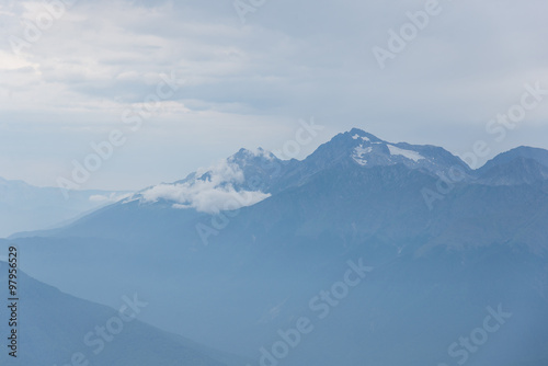 Beautiful mountain scenery of Krasnaya Polyana . Sochi © Solomkina Viktoria