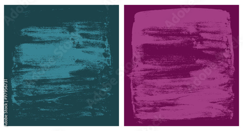 vector grunge textures, dark cyan and dark pink duotone backgrounds, suitable for white text