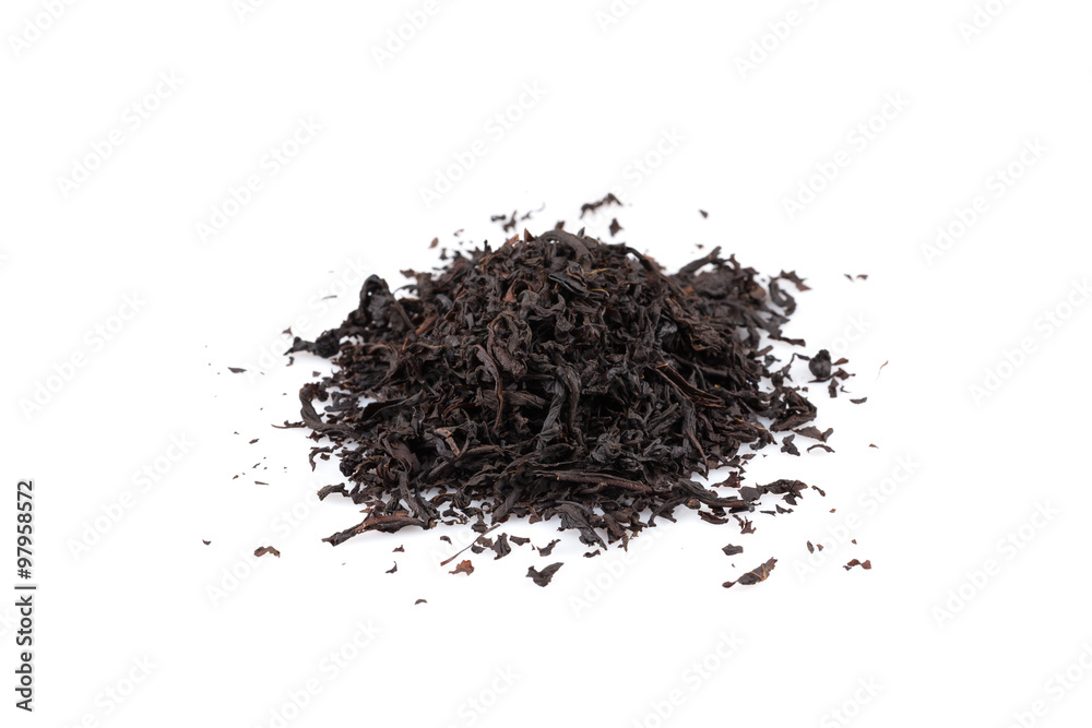 dry black tea