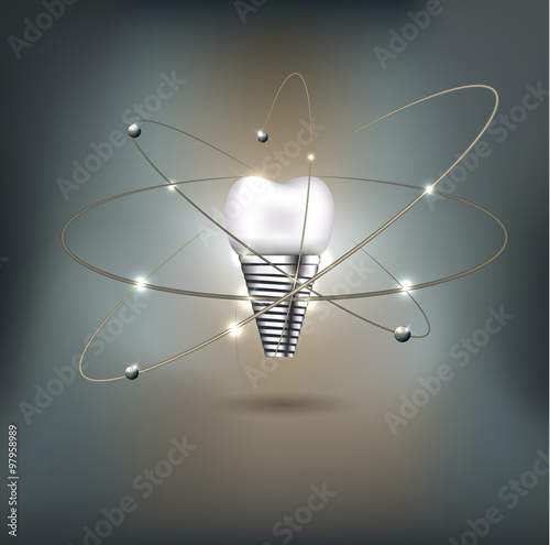 Dental implant scientific modern design