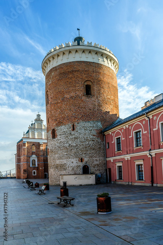 Medieval Royal castle in city center. Lublin, Poland.