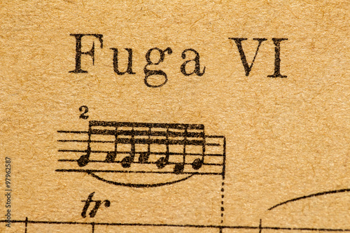 fuga sheet music