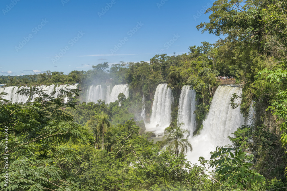 Obraz premium Iguazu Park Waterfalls Landscape