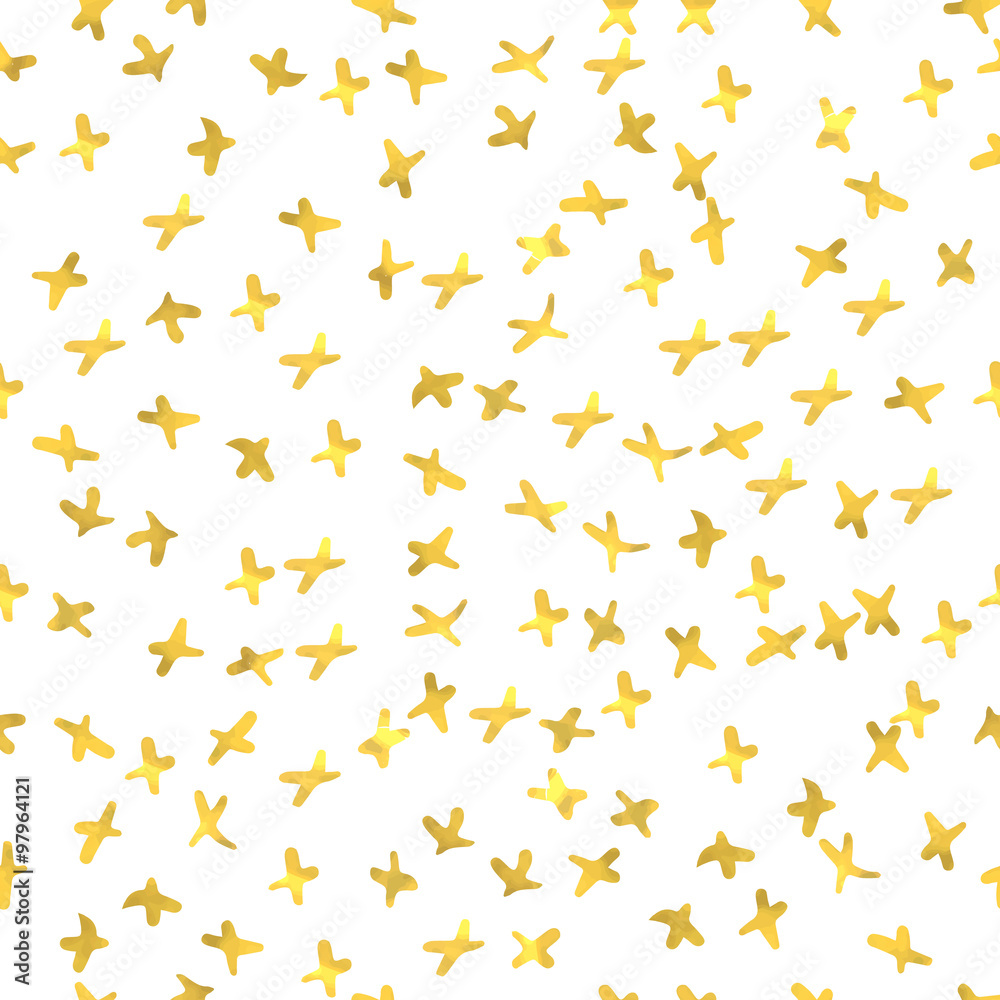 Hand Drawn golden cross seamless patter made with ink. Vector design for advertisement, greeting cards and social media content, design of logo, stamp silhouette Hand Drawn golden cross seamless patter made with ink. Vector design for advertisement, greeting cards and social media content, design of logo, stamp silhouette