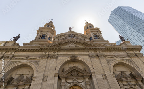 THE METROPOLITAN CATHEDRAL – Nov 14, 2015: The cathedral is one of Santiago's main tourist attractions.