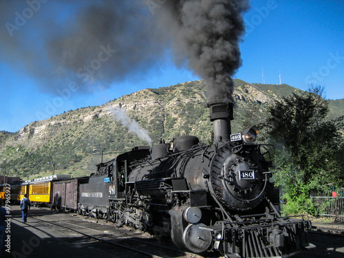 Durango and Silverton Narrow Gauge Steam Engine Train