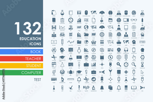 Set of education icons