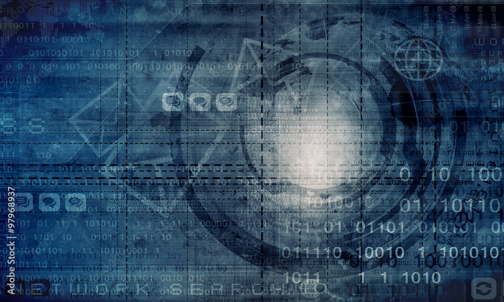 Digital connection background