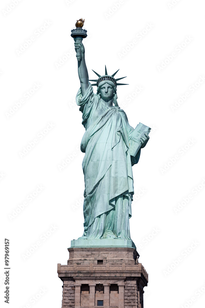 Naklejka premium Statue of Liberty (freigestellt)