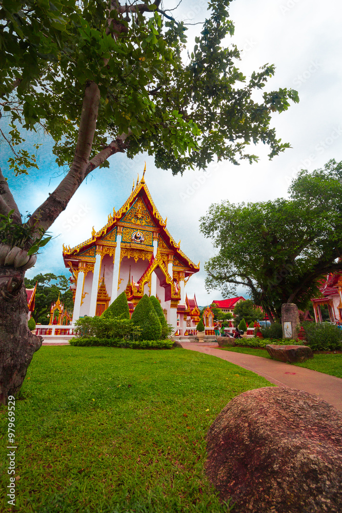 Wat Chalong Phuket Thailand temple