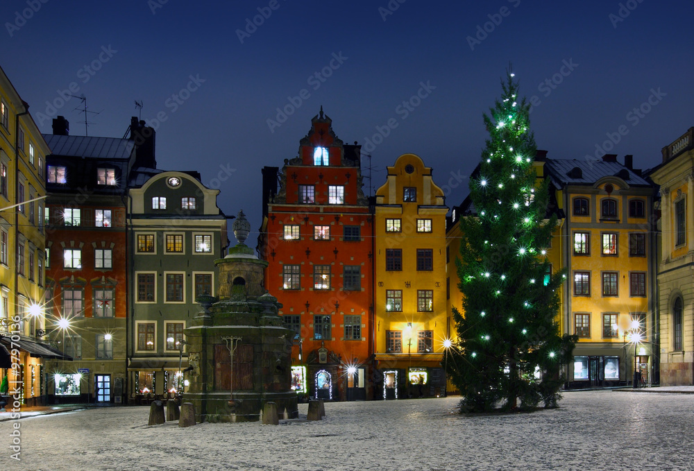 Obraz premium .Stortorget at Chritmas time