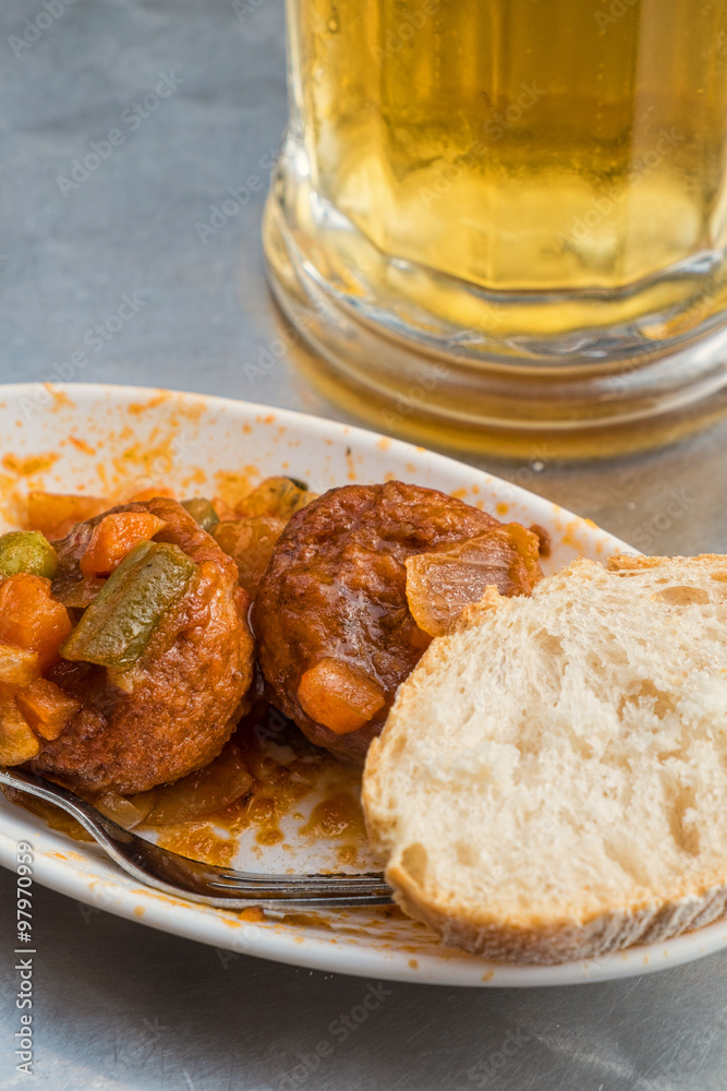Meatball tapa Meatball tapa
