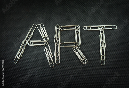 Art from paperclip