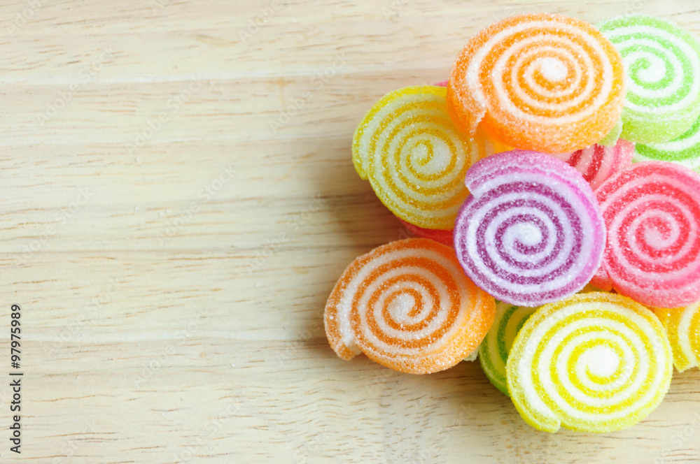 Colorful jelly Colorful jelly