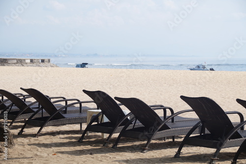 Beach black chairs © buladeviagens