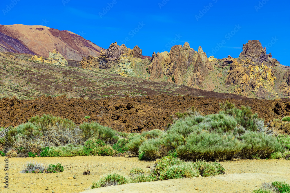Mountains landscape on Tenerife island Mountains landscape on Tenerife island