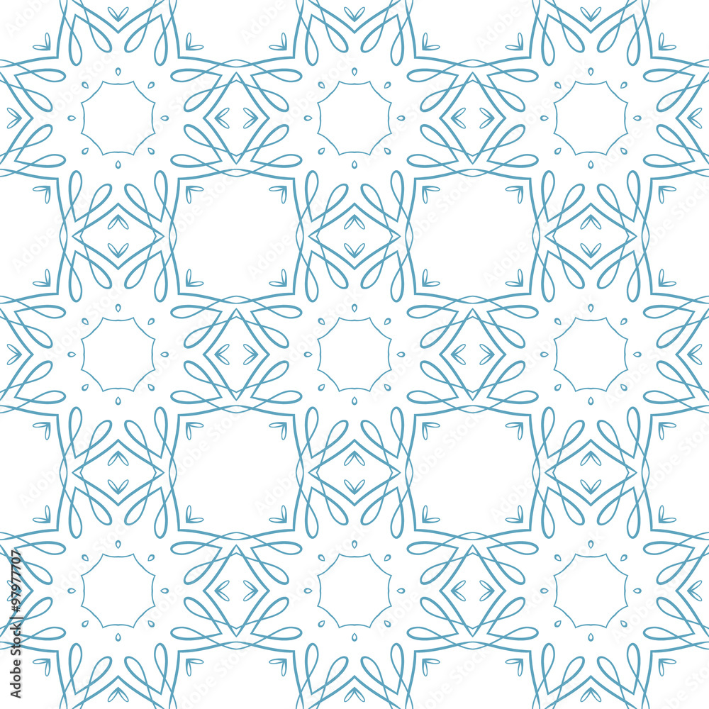 Abstract vector lace seamless pattern