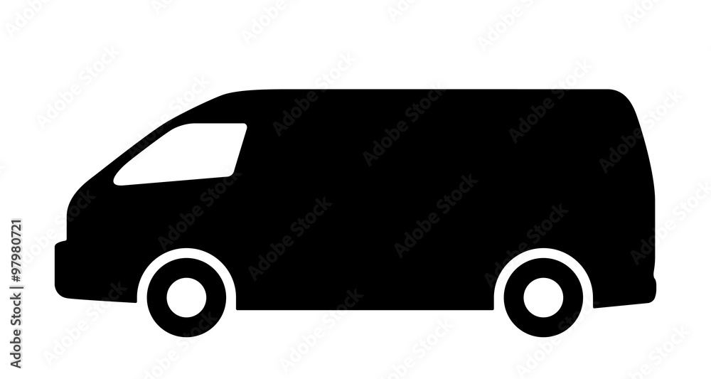 Vector set of silhouettes of cars.