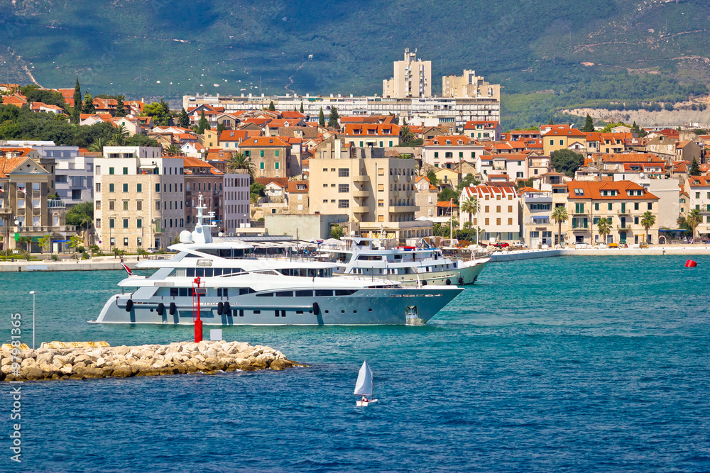 City of Split yachting waterfront