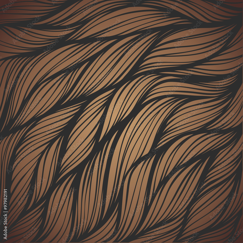 Abstract hand-drawn hair pattern background Abstract hand-drawn hair pattern background
