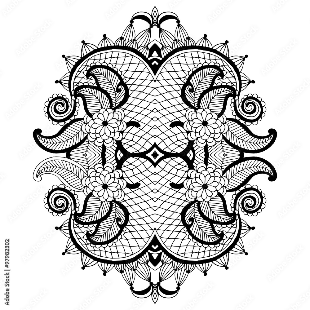 Ornamental paisley bandanna. Original design suitable for carpet, pillow, scarf, cushion.. Ornamental paisley bandanna. Original design suitable for carpet, pillow, scarf, cushion..