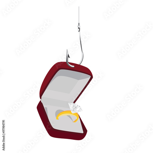 Jewelry boox on hook