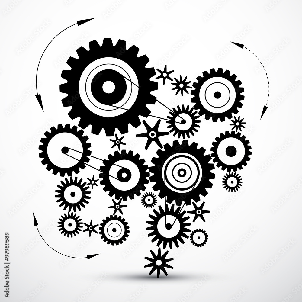 Wheals - Cogs - Gears Vector Wheals - Cogs - Gears Vector