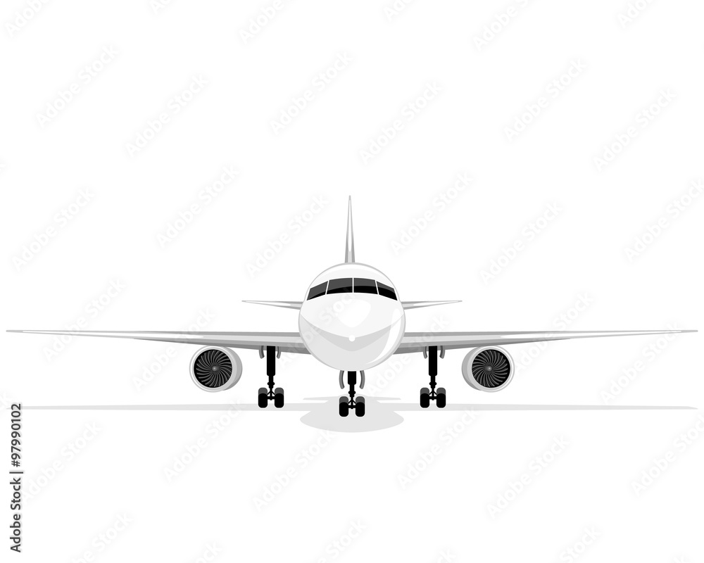 Big white plane Big white plane